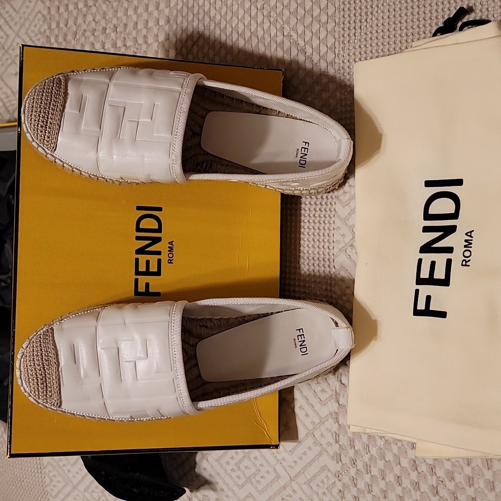 Fendi Espadrilles – Size 35.5 (US 5) New in Box with Dust Bags